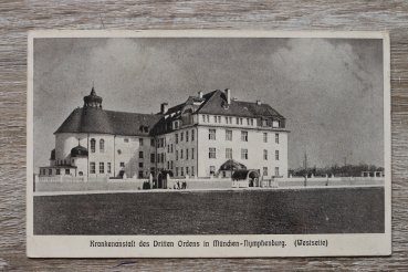 AK München / 1917 / Nymphenburg / Krankenanstalt des Dritten Ordens / Westseite / Architektur